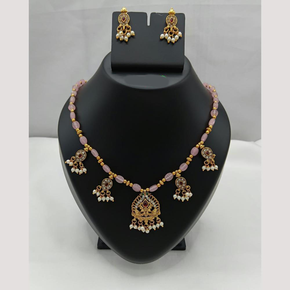 Lucentarts Jewellery Classic Pota And Austrian Stone Beaded Necklace Set