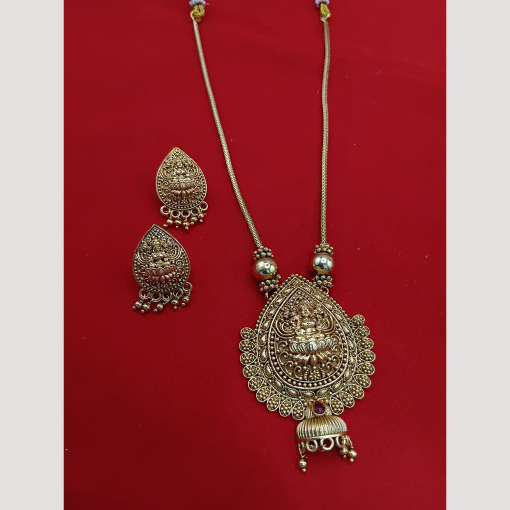 Lucentarts Jewellery Classic Pota And Pearl Necklace Set