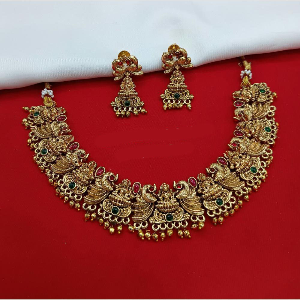 Lucentarts Jewellery Classic Pota And Pearl Necklace Set