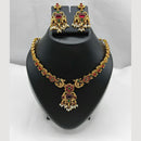 Lucentarts Jewellery Elegant Ensemble Pota And Pearl Necklace Set