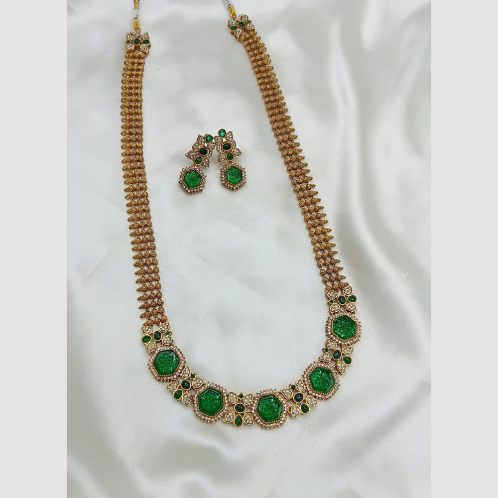Lucentarts Jewellery Elegant Ensemble Pota Stone Necklace Set
