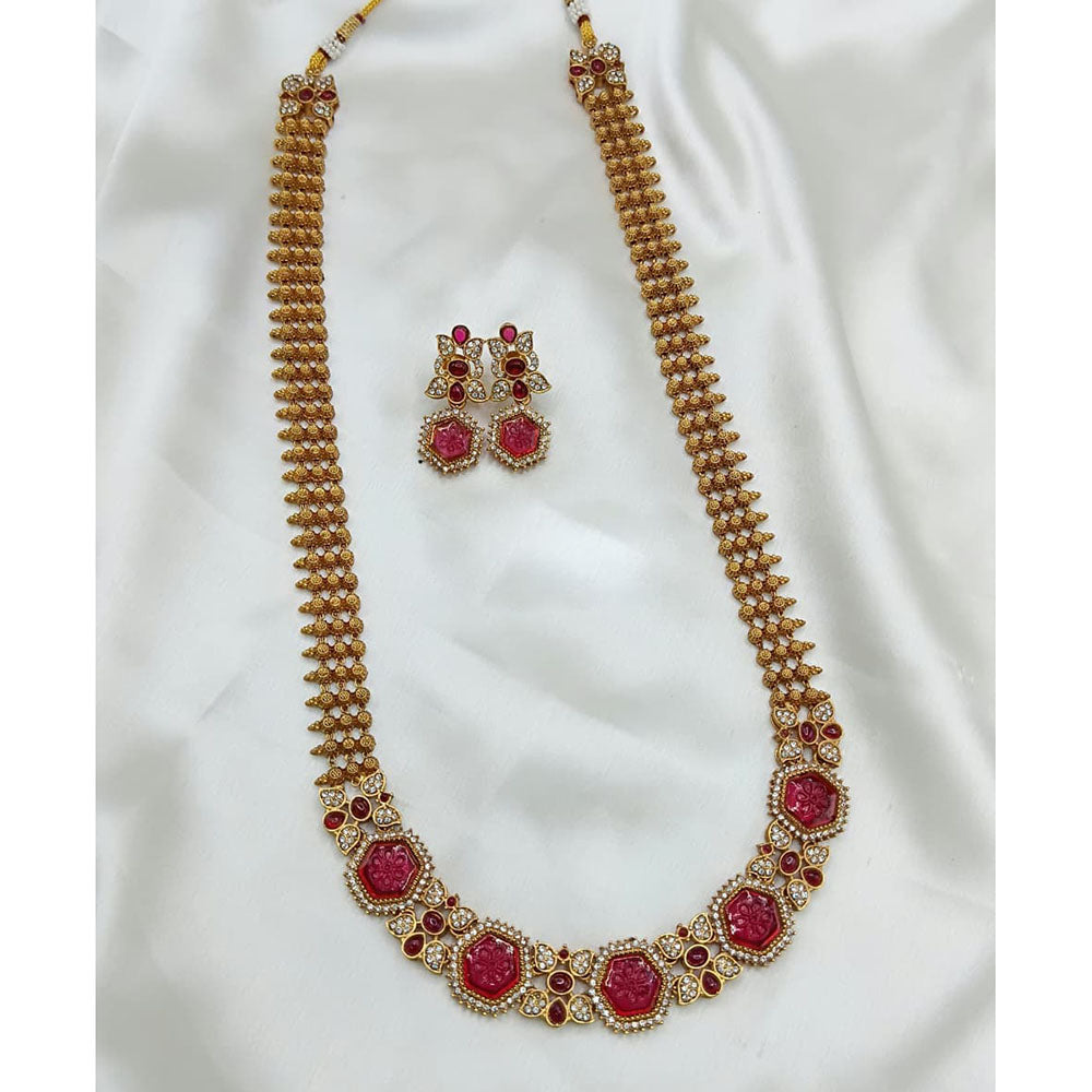 Lucentarts Jewellery Classic Charm Pota And Austrian Stone Necklace Set