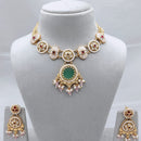 Lucentarts Jewellery Elegant Charm Pota And Pearl Necklace Set