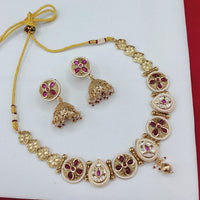 Lucentarts Jewellery Classic Charm Pota Austrian Stone And Pearl Necklace Set
