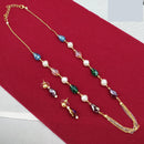 Lucentarts Jewellery Stylish Multi-Color Glass Beads Party Wear Necklace Set