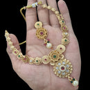 Lucentarts Jewellery Glamorous Pota Stone And Pearl Necklace Set
