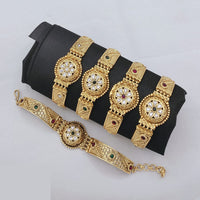 Lucentarts Jewellery Trendy Pota Stone Adjustable Wrist Bracelet