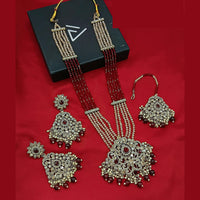 Lucentarts Jewellery Heritage Style Austrian Stone And Beads Long Necklace Set