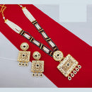 Lucentarts Jewellery Classic Pota And Meenakari Beads Pearl Long Necklace Set