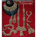Lucentarts Jewellery Sparkling Austrian And Beads Bridal Set