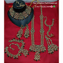 Lucentarts Jewellery Sparkling Austrian And Beads Bridal Set