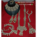 Lucentarts Jewellery Sparkling Austrian And Beads Bridal Set