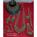 Lucentarts Jewellery Sparkling Austrian And Beads Bridal Set