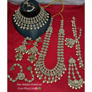 Lucentarts Jewellery Sparkling Austrian And Beads Bridal Set