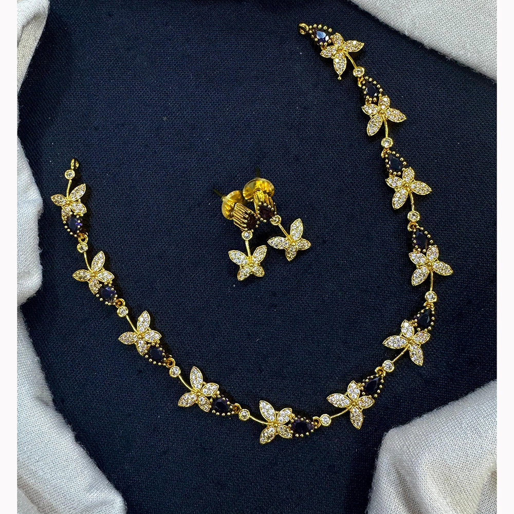 Lucentarts Jewellery Luxurious Austrian Stone Necklace Set