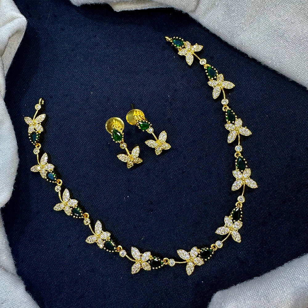 Lucentarts Jewellery Luxurious Austrian Stone Necklace Set