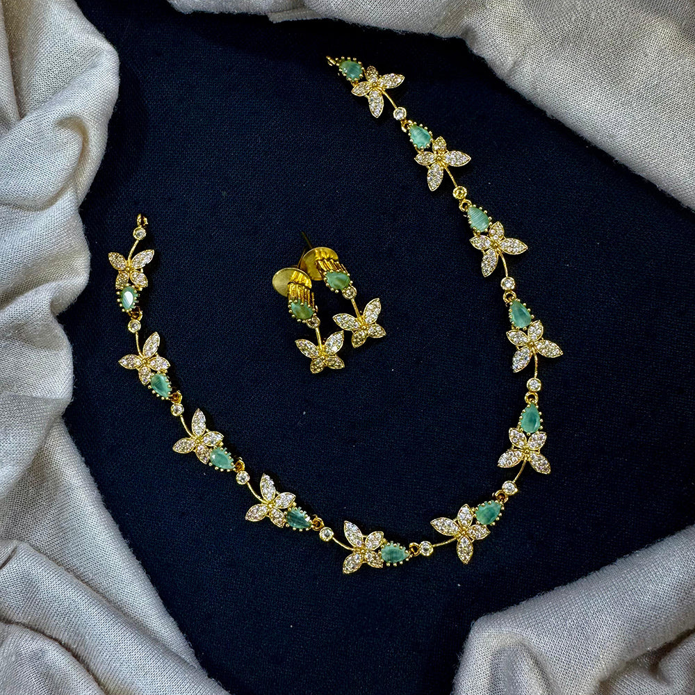 Lucentarts Jewellery Luxurious Austrian Stone Necklace Set