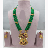 Lucentarts Jewellery Grand Heritage Pota Stone And Pearl Long Jewellery Necklace Set