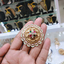 Lucentarts Jewellery Pota And Meenakari Adjustable Ring