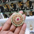 Lucentarts Jewellery Pota And Meenakari Adjustable Ring