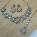 Lucentarts Jewellery Fancy Crystal Stone Necklace Set
