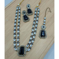 Lucentarts Jewellery Fancy Crystal Stone Necklace Set
