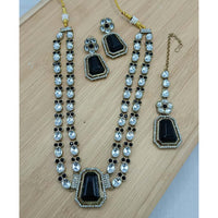 Lucentarts Jewellery Fancy Crystal Stone Necklace Set