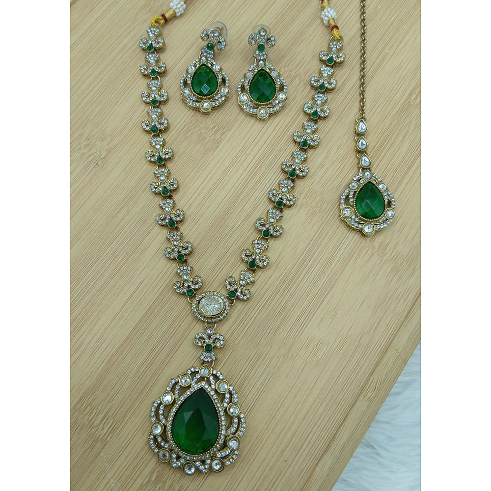 Lucentarts Jewellery Glam Crystal Stone Austrian Necklace Set