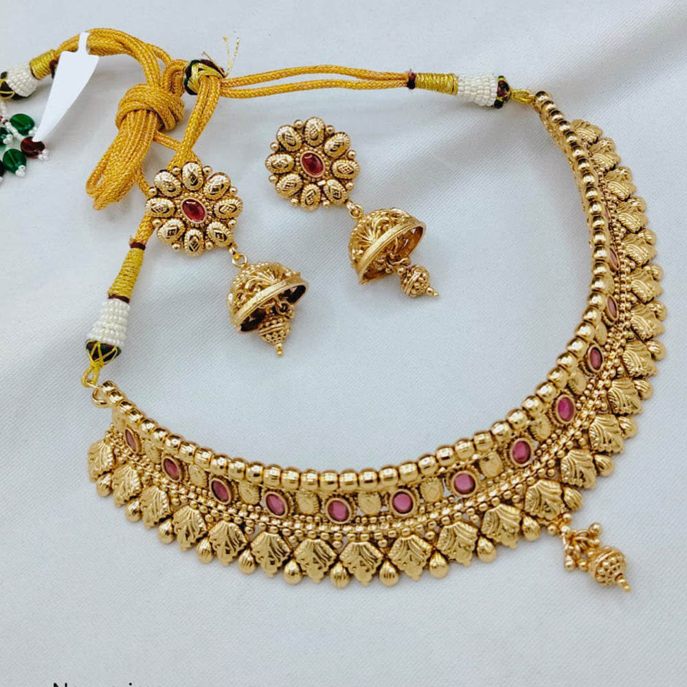 Lucentarts Jewellery Royale Pota Stone Choker Necklace Set