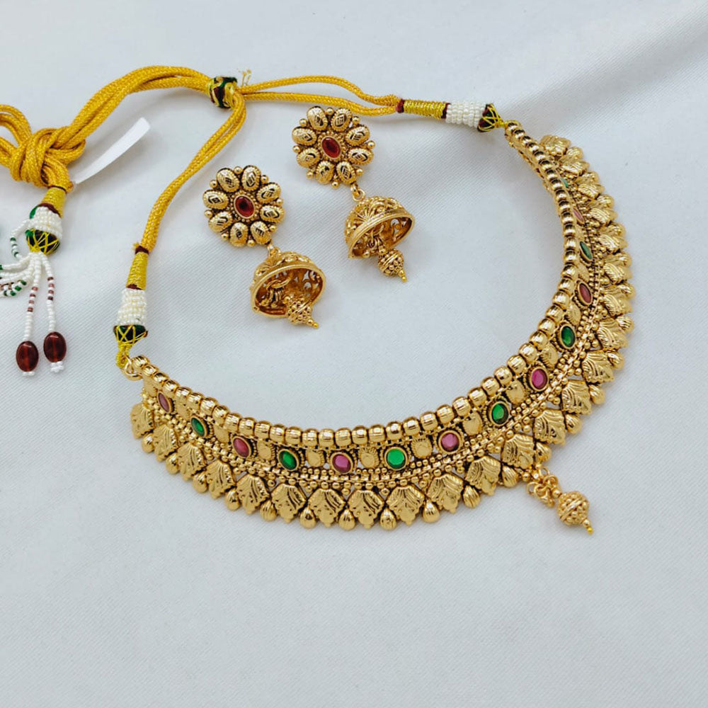 Lucentarts Jewellery Royale Pota Stone Choker Necklace Set