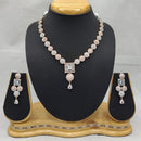 Lucentarts Jewellery Eternia American Diamond Necklace Set