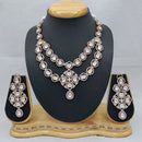 Lucentarts Jewellery Luxe Polki Kundan And Austrian Stone Necklace Set