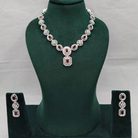 Lucentarts Jewellery Luxury Crystal Stone Sparkle Necklace Set