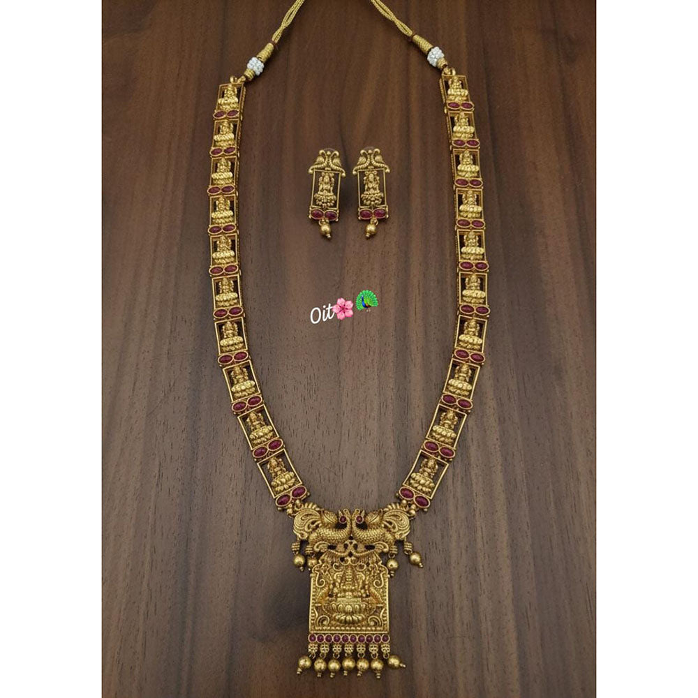 Lucentarts Jewellery Classic South Temple Pota Stone Pearl Necklace Set