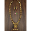 Lucentarts Jewellery Classic South Temple Pota Stone Pearl Necklace Set