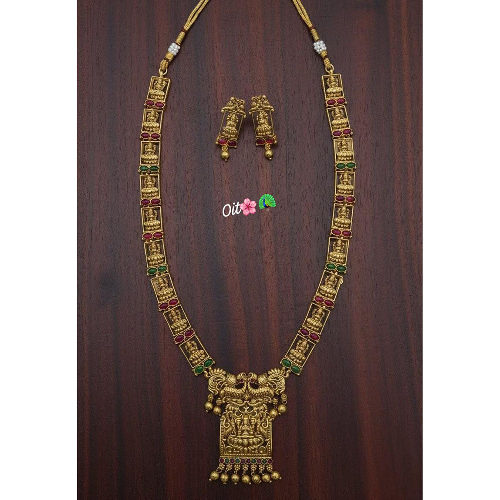 Lucentarts Jewellery Classic South Temple Pota Stone Pearl Necklace Set