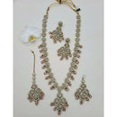 Lucentarts Jewellery Luxury Designer Austrian Stone And Beads Necklace Set