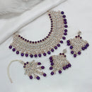 Lucentarts Jewellery Heritage Style Pota Austrian Stone Beaded Choker Necklace Set