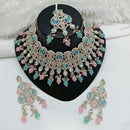 Lucentarts Jewellery Heritage Style Pota Austrian Stone Beaded Choker Necklace Set