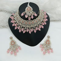 Lucentarts Jewellery Heritage Style Pota Austrian Stone Beaded Choker Necklace Set