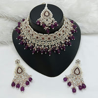 Lucentarts Jewellery Heritage Style Pota Austrian Stone Beaded Choker Necklace Set