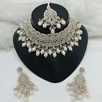 Lucentarts Jewellery Heritage Style Pota Austrian Stone Beaded Choker Necklace Set