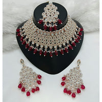 Lucentarts Jewellery Heritage Style Pota Austrian Stone Beaded Choker Necklace Set