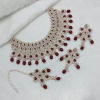 Lucentarts Jewellery Heritage Style Pota Austrian Stone Beaded Choker Necklace Set