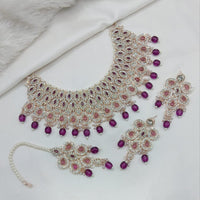 Lucentarts Jewellery Heritage Style Pota Austrian Stone Beaded Choker Necklace Set