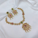 Lucentarts Jewellery Elegant Pota Stone And Austrian Necklace Set