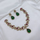 Lucentarts Jewellery Elegant Pota Stone And Austrian Necklace Set