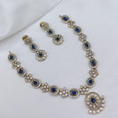 Lucentarts Jewellery Elegant Pota Stone And Austrian Necklace Set