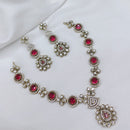 Lucentarts Jewellery Elegant Pota Stone And Austrian Necklace Set