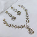 Lucentarts Jewellery Elegant Pota Stone And Austrian Necklace Set